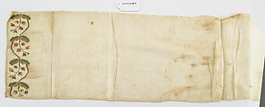 Sash, Silk; embroidered